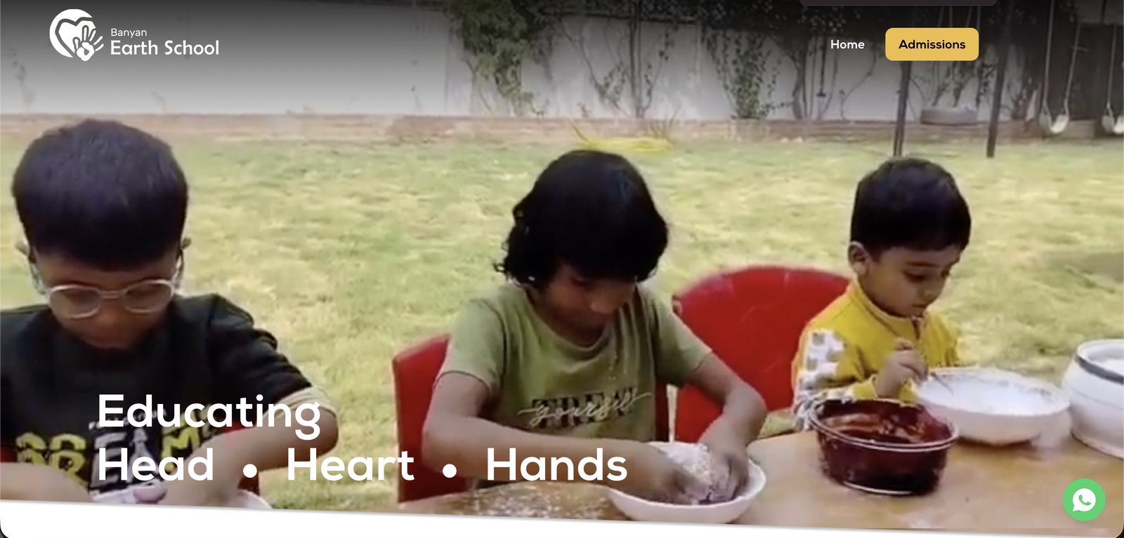 The Banyan Earth School website